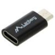 Adaptér USB 2.0 USB B micro vidlice,USB C zásuvka niklovaný
