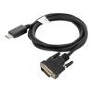 Kabel-adaptér DisplayPort 1.2 1,8m černá černá
