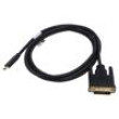 Adaptér USB 3.1 DVI-D (24+1) vidlice,USB C vidlice zlacený