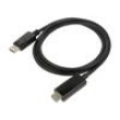 Kabel-adaptér DisplayPort 1.1 1,8m černá černá 30AWG 4,8Gbps