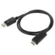 Kabel-adaptér DisplayPort 1.1 1m černá černá 30AWG 4,8Gbps