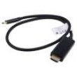 Adaptér USB 3.2 HDMI vidlice,USB C vidlice zlacený 0,5m