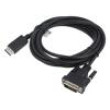 Kabel-adaptér DisplayPort 1.2 3m černá černá