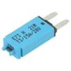 Pojistka: tavná 15A 12VDC automobilová 12,45mm