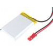 Akumuátor Li-Po 3,7V 850mAh Výv: vodiče 6x30x48mm