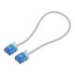 Patch cord U/UTP 6a lanko Cu LSZH šedá 0,25m 32AWG -20÷75°C