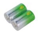 Baterie: alkalická C 1,5V nenabíjecí Ø26x50mm 2ks.