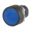 Přepínač: tlačítkový 22mm Stab.pol: 1 modrá IP65 plochý 46