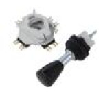 Joystick Výv: konektory 2,8x0,5mm Ø22,3mm IP65 na panel
