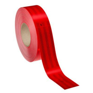 3M reflexní páska, na pevný povrch, Diamond Grade červená - 50 m