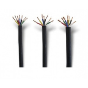 kabel černý - 5 x 1 mm2