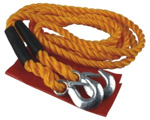 tažné lano s háky, 2500-4000kg, délka 4m