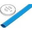 Teplem smrštitelná trubička 2:1 25,4mm modrá polylefin