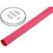Heat shrink sleeve glueless 2: 1 6.4mm red polyolefine reel