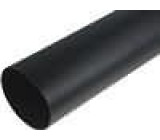 Teplem smrštitelná trubička 3: 1 95mm L: 1m černá Tl.stěny: 3mm