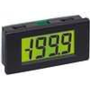 Panelové měřidlo LCD 3,5místný 8,25 mm V DC:0-200mV