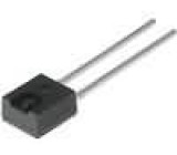 QSE113 Fototranzistor 880nm 5V 50° Čočka černá s IR filtrem