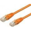 Patch cord U/UTP 6 lanko CCA PVC oranžová 0,5m 24AWG