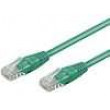 Patch cord U/UTP 6 lanko CCA PVC zelená 3m 24AWG