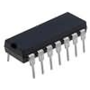 CD4069UBE IC číslicový HEX, inverter 6 kanálů CMOS DIP14