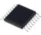 CD74HC4511PWT IC číslicový BCD to 7 segment, decoder, driver, latch TSSOP16