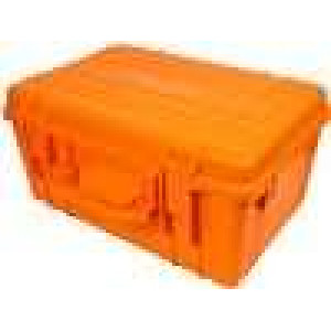 Zásobník - přepravní kufřík 580x400x280mm oranžová ABS