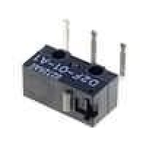 Mikrospínač SNAP ACTION bez páčky SPDT 0,1A/30VDC ON-(ON)
