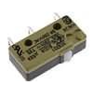Mikrospínač SNAP ACTION bez páčky SPDT 5A/250VAC ON-(ON)