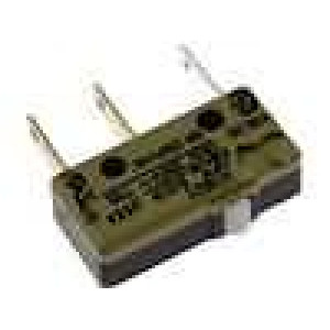 Mikrospínač bez páčky SPDT 10A/250VAC ON-(ON) 1-polohové