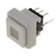 Mikrospínač 1-polohové DPDT 0,1A/30VDC THT LED bílá 1,5N