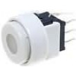 Mikrospínač 2 polohy DPDT 0,1A/30VDC THT LED červená 1,5N