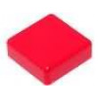 Hmatník čtvercový červená pro TACTS-24 12x12mm