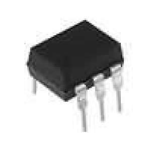 6N135 Optočlen THT Kanály:1 tranzistorový výstup 2,5kV/μs 1Mb/s DIP8