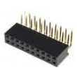 Zásuvka kolíkové zásuvka PIN:20 úhlové 90° 2,54mm THT 2x10