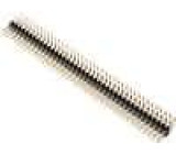 Kolíková lišta kolíkové vidlice PIN:80 úhlové 90° 2mm THT