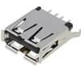 Zásuvka USB A na PCB THT PIN:4 přímý