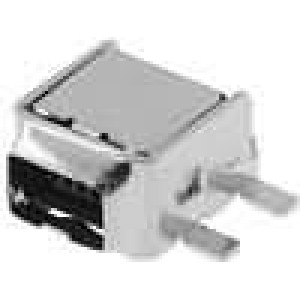 Zásuvka IEEE1394 mini SMT PIN:4 vodorovné zlacený