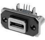 Zásuvka USB AB micro MUSB na PCB, do panelu, přišroubováním