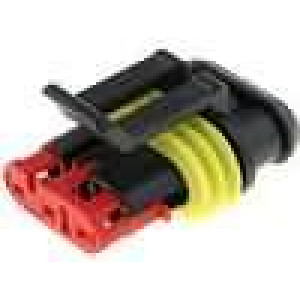 Konektor: vodič-vodič Superseal 1.5 zásuvka zástrčka PIN: 3