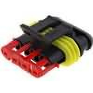 Konektor: vodič-vodič Superseal 1.5 zásuvka zástrčka PIN: 4
