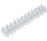 Svorkovnice 12PIN šroubová svorka s ochranou vodiče 2,5mm2