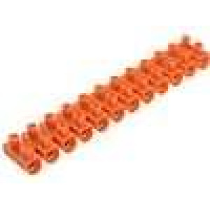 Svorkovnice 12PIN šroubová svorka 4-10mm2 oranžová