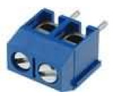 Svorkovnice do plošného spoje úhlové 90° 5mm póly:2 1,5mm2