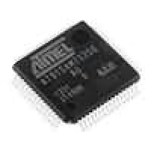 AT91SAM7S256D-AU Mikrokontrolér ARM7 SRAM:64kB LQFP64 3-3,6VDC Flash:256kB