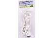 Prodlužovací kabel – spojka, 5m, bílý