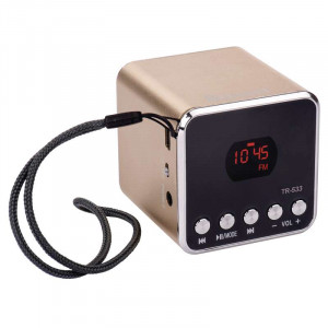 USB soundbox EMGO TR533G, zlatá