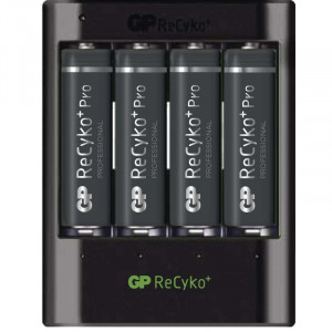 GP USB nabíječka baterií U421 + 4 AA GP ReCyko+ Pro Prof.