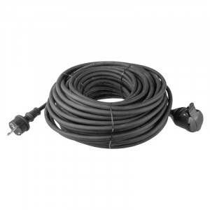 Prodlužovací kabel gumový – spojka, 10m, 3× 2,5mm2