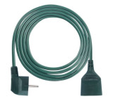 Prodlužovací kabel 2 m / 1 zásuvka / zelený / PVC / 1 mm2