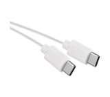 Nabíjecí a datový kabel USB-C 2.0 / USB-C 2.0, 1 m, bílý